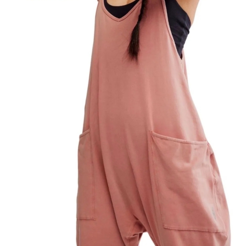 Free People Movement Hot Shot Onesie In The Color Petal. Size Small NWT - Picture 3 of 5